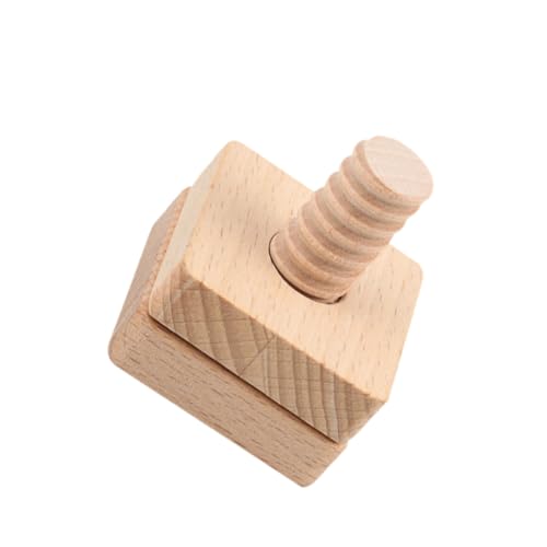 UPKOCH Geometrieanpassungsblöcke Cartoon- Cartoon-Kaninchen Stecker Cartoon-zubehör Panel-Puzzle Cartoon-Kleidung Materielles Schrauben Sieb Automatisch Hölzern von UPKOCH
