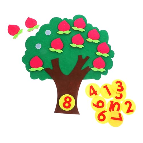 UPKOCH Gewebtes Zahlen Matching Puzzle Obstbaumspielzeug Interaktives Lernspiel für Vorschulkinder Sicheres Früchte zählspiel Tragbares Kognitives Memory Spiel zur Zahlenförderung UPKOCH Gewebtes Zahlen Matching Puzzle Obstbaumspielzeug Interaktives Lernspiel für Vorschulkinder Sicheres Früchte zählspiel Tragbares Kognitives Memory Spiel zur Zahlenförderung von UPKOCH