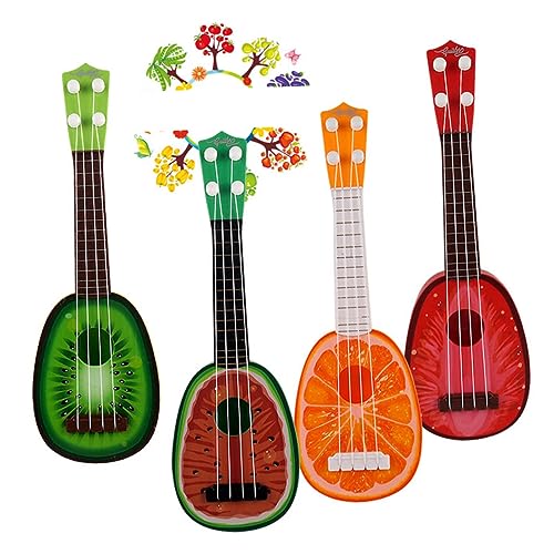 UPKOCH Gitarrenspielzeug Spielzeuge Musikinstrumente Gitarren-Ukulele-Spielzeug Kind Obst Spielzeugklavier von UPKOCH