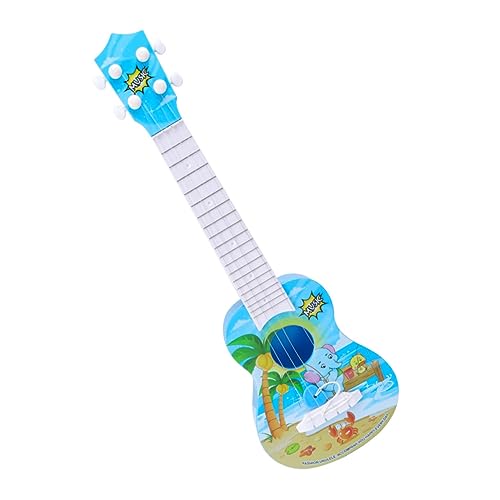 UPKOCH Gitarrenspielzeug Blau Mini Instrumente Ukulele Mini Gitarre von UPKOCH