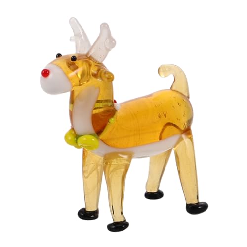 UPKOCH Glas-elch-Figur, Tierfigur, Elch, Glas-elch, Miniatur-Kunst, Glas-elch, Sammlerstück, Weihnachtsfigur, Glas-elch-skulptur, Tischdekoration UPKOCH Glas-elch-Figur, Tierfigur, Elch, Glas-elch, Miniatur-Kunst, Glas-elch, Sammlerstück, Weihnachtsfigur, Glas-elch-skulptur, Tischdekoration von UPKOCH