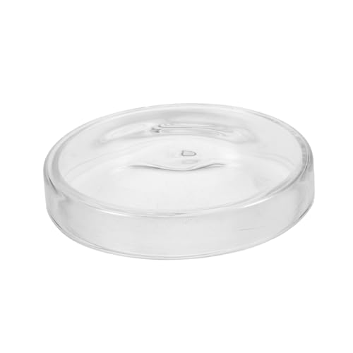 UPKOCH Glas petrischale aus Borosilikat Hochborosilikat Transparente Zellkulturschale mit Flachem Boden Robust Autoklavierbar für Labor Wissenschaftliche Forschung und Zellkultur von UPKOCH