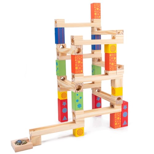 UPKOCH Interaktives Eltern- -Spielzeug Holz Balance Blöcke Kinder Baustein Spielzeug Visuelle Entwicklung von UPKOCH