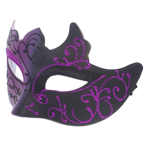 UPKOCH Maske Für Frauen Halbmaske Im Schwarzen Und Farbdesign Für Halloween Karneval Und Cosplay Leicht Elegant Hochwertigem Material Für Festliche Anlässe von UPKOCH