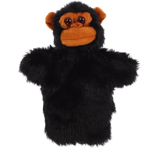 UPKOCH Gorilla-Handpuppe Für Kinder Interaktive Tier-Handpuppe Plüschtiere Spielzeug Dschungelfreunde Zum Geschichtenerzählen Unterrichten Rollenspiele Im Vorschulalter von UPKOCH