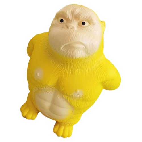 UPKOCH Gorilla Stressabbau aus Langlebigem PU Material Waschbar und Wiederverwendbar Cartoon AFFE Quetschspielzeug für Partys und Stressreduktion von UPKOCH