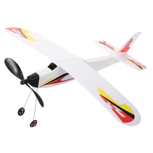 UPKOCH Gummiband Betriebene Flugzeugmodelle DIY Schaumstoff Segelflugzeug für Außenbereich für Fördert Koordination und Spaß Zufälliger Stil von UPKOCH
