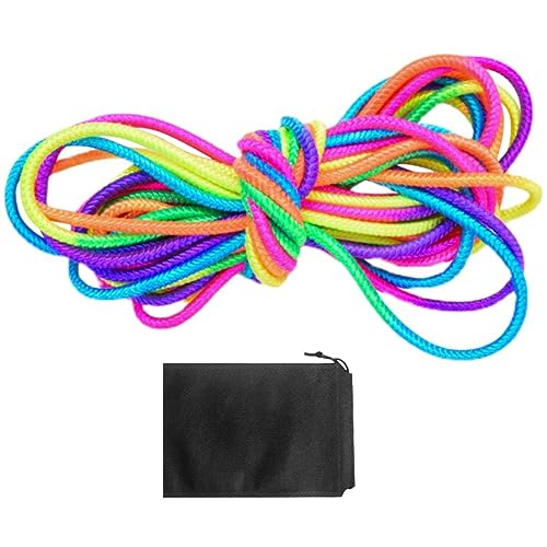UPKOCH Gummibänder Springspiel Kinderspielzeug Für Draußen Chinesisches Springseil Buntes Elastisches Springseil-Set Zufällige Farbe von UPKOCH
