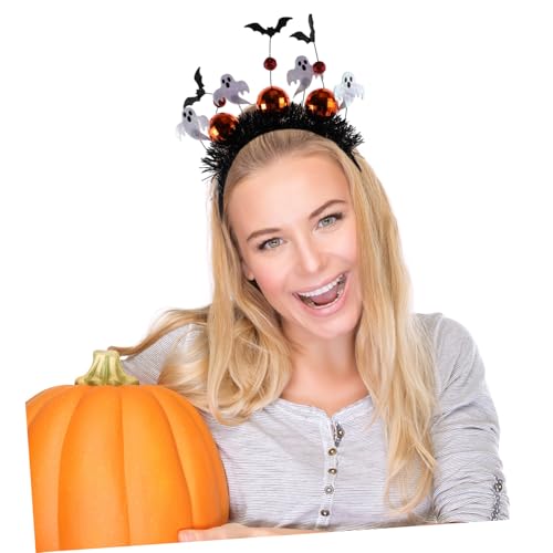 UPKOCH Halloween Cosplay Haarreif Weißer Geist mit Fledermaus Leichtes Halloween Party Accessoire Wiederverwendbar und Komfortabel für Kostüm und Karnevalspartys UPKOCH Halloween Cosplay Haarreif Weißer Geist mit Fledermaus Leichtes Halloween Party Accessoire Wiederverwendbar und Komfortabel für Kostüm und Karnevalspartys von UPKOCH