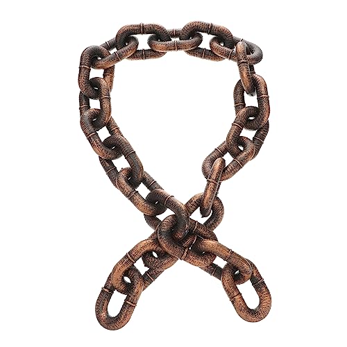 UPKOCH Halloween Deko Kette Kunststoff Requisiten Fake Chain Halloween Party Dekoration Cosplay Prop Leichte Realistische für Gruselige Kostüme und Haunted House Atmosphäre von UPKOCH