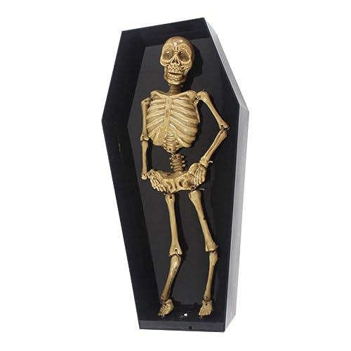 UPKOCH Halloween Elektrischer Sarg Pop-up-sarg Auf Dem Halloween-Friedhof Halloween-streichspielzeug Halloween-Party-Requisite Spukhaus Requisiten Halloween- Black von UPKOCH