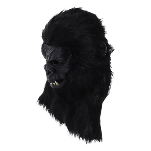 UPKOCH Halloween Gorilla Kopfmaske Gruselige Tiermaske für Kostümpartys für Halloween Karneval und Maskeraden Realistische Details Passend für Träger UPKOCH Halloween Gorilla Kopfmaske Gruselige Tiermaske für Kostümpartys für Halloween Karneval und Maskeraden Realistische Details Passend für Träger von UPKOCH