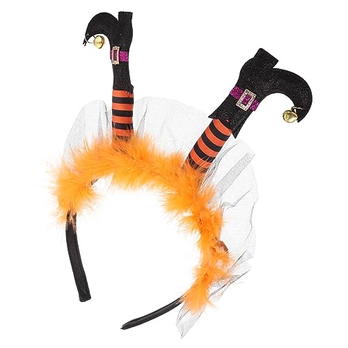 UPKOCH Halloween Haarreif Hexenstiefel Stirnband Bequemes Party Cosplay Zubehör für Halloween Kostümfest Karneval und Verkleidung UPKOCH Halloween Haarreif Hexenstiefel Stirnband Bequemes Party Cosplay Zubehör für Halloween Kostümfest Karneval und Verkleidung von UPKOCH