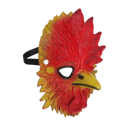 UPKOCH Halloween Kostüm Rooster Maske Party Cosplay Tiermaske für Halloween Karneval Verkleidung Fasching Realistische Hahnenkopfmaske für Kostümpartys und Themenfeiern UPKOCH Halloween Kostüm Rooster Maske Party Cosplay Tiermaske für Halloween Karneval Verkleidung Fasching Realistische Hahnenkopfmaske für Kostümpartys und Themenfeiern von UPKOCH