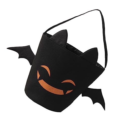 UPKOCH Halloween Leinentaschen Faltbare Goody Bags Aus Baumwolle Für Süßigkeiten Tragetasche Für Halloween Feiern Verschiedene Farben Große Kapazität Für Leckereien Und Snacks von UPKOCH