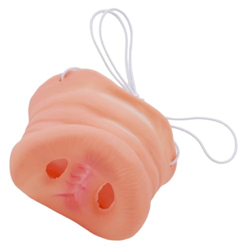 UPKOCH Halloween Schweinenase Für Lustige Falsche Nase Süßes Kostüm Mit Ohren Fell Cosplay Requisite Schweinchen Kleine Nase Requisite Cosplay Requisite von UPKOCH