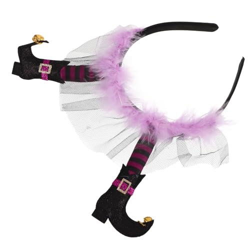 UPKOCH Halloween Stirnband Hexenfuß Design Party Accessoire Damen Haarreif Cosplay Kopfschmuck für Halloween Kostüme und Themenfeste UPKOCH Halloween Stirnband Hexenfuß Design Party Accessoire Damen Haarreif Cosplay Kopfschmuck für Halloween Kostüme und Themenfeste von UPKOCH