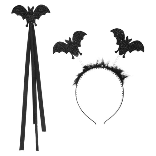UPKOCH Halloween Stirnband Set mit Zauberstab Teiliges Party Haarband für Kostüm und Cosplay Dekoratives Halloween Zubehör für Fest Fotos und Karneval Auffälliger Kopfschmuck für Frauen UPKOCH Halloween Stirnband Set mit Zauberstab Teiliges Party Haarband für Kostüm und Cosplay Dekoratives Halloween Zubehör für Fest Fotos und Karneval Auffälliger Kopfschmuck für Frauen von UPKOCH