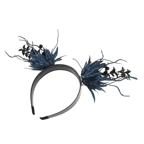 UPKOCH Halloween-Stirnband halloween haarband halloween haarschmuck halloween party verkleidung halloween kopfschmuck Halloween Stirnband Halloween-Haarbänder KunststoffPolyester Blue von UPKOCH