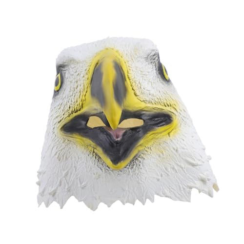 UPKOCH Halloween Tierkopfmasken Weißer Adler Kopfteil Party Kostüm Cosplay Zubehör Für Karneval Fasching Kostümparty UPKOCH Halloween Tierkopfmasken Weißer Adler Kopfteil Party Kostüm Cosplay Zubehör Für Karneval Fasching Kostümparty von UPKOCH