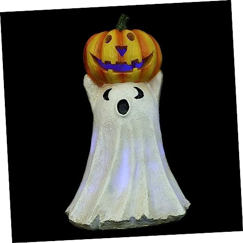 UPKOCH Kürbis Geist Figurine Harz Artware Einzigartige Geist Hält Kürbis Halloween Ornament UPKOCH Kürbis Geist Figurine Harz Artware Einzigartige Geist Hält Kürbis Halloween Ornament von UPKOCH