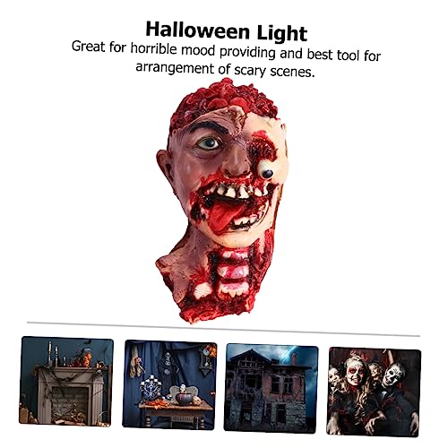 UPKOCH Halloween- schrecklich Fälschung beängstigend verfolgt blutig Halloween Fake Blood Halloween Horror Halloween-Kopf-Requisite Halloween-Deko-Zubehör Emulsion von UPKOCH