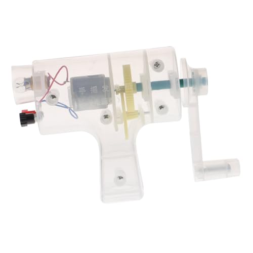 UPKOCH Handkurbelgenerator Tragbar Leicht für Wissenschaftliche Experimente Stromerzeuger Kurbeln Mechanischer Generator für Schüler und Wissenschaftler von UPKOCH