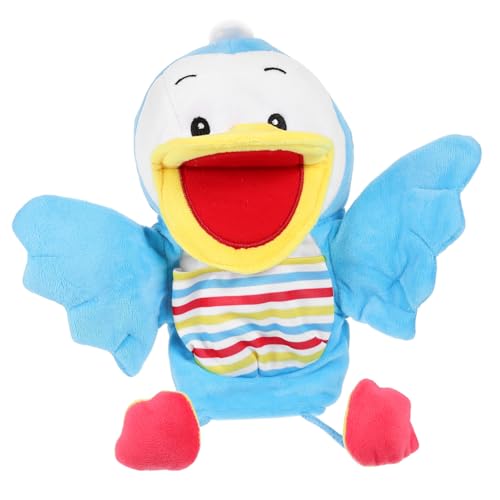 UPKOCH Handpuppe Große Entenform Weiches Plüsch Kuscheltier Mit Beweglichem Mund Für Kreatives Geschichtenerzählen Pädagogisches von UPKOCH