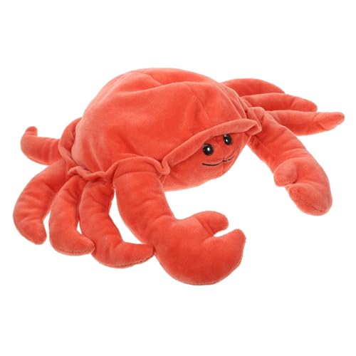 UPKOCH Handpuppe Interaktive Plüsch Krabbe für Rollenspiel Weiche Puppen für Geschichtenerzählen für Fantasievolles und von UPKOCH