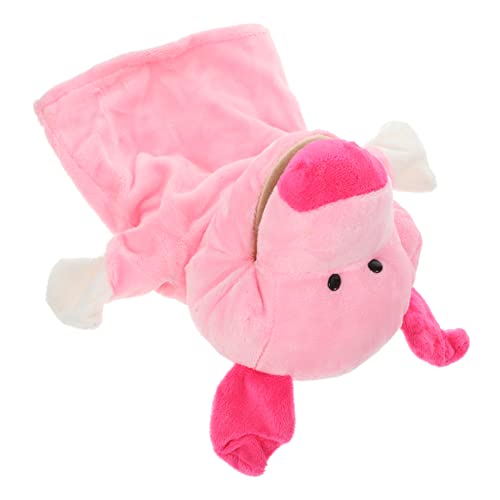 UPKOCH Handpuppe Schwein Plüschspielzeug Weiches Tier Handpuppen für Junge Mädchen und Kleinkinder Interaktives Lernspielzeug für Zuhause und Kindergarten von UPKOCH