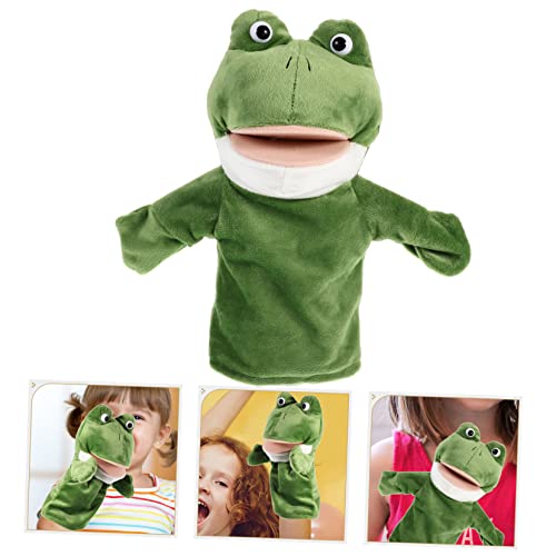 UPKOCH Handpuppe Tiermotiv Interaktives Kuscheltier für Geschichten Erzählen Fördert Kreativität und Feinmotorik Geeignet für Eltern und Rollenspiel Zubehör von UPKOCH