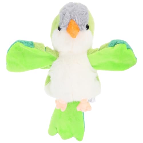 UPKOCH Papagei-plüsch-handpuppenspielzeug Für Kinder Interaktive Pädagogische Puppe Zum Geschichtenerzählen Papagei Handgefertigt von UPKOCH