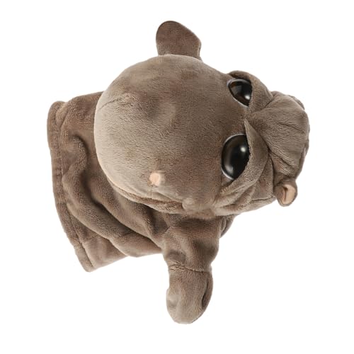 UPKOCH Handpuppen für Plüsch Tier Nilpferd mit Beweglichem Mund Weiche Handpuppe für Rollenspiele Storytelling Frühkindliche Entwicklung Kuschelspielzeug für Kleinkinder und von UPKOCH