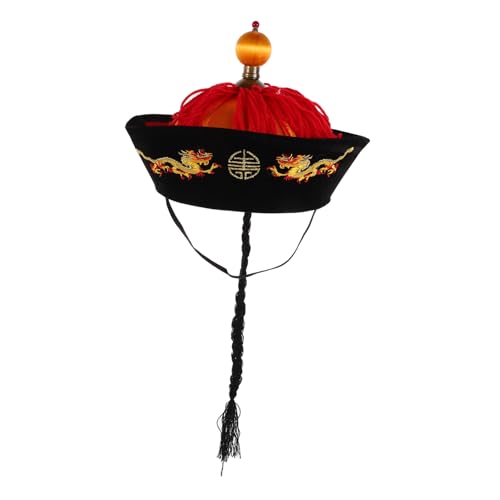 UPKOCH Chinesischer Kaiserhut Mit Zopf Traditionelles -haaraccessoire Für Junge Mädchen Cosplay Und Bühnenaufführungen Retro-ufas-hut Für Besondere Anlässe UPKOCH Chinesischer Kaiserhut Mit Zopf Traditionelles -haaraccessoire Für Junge Mädchen Cosplay Und Bühnenaufführungen Retro-ufas-hut Für Besondere Anlässe von UPKOCH