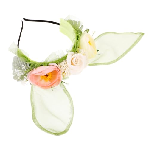 UPKOCH Hasenohren Haarreif Grün mit Blumen Cosplay Kopfschmuck und Teens Osterhasen Stirnband Waldthema Süßer Kaninchen Ohr Haarreif Party Fotoaccessoire UPKOCH Hasenohren Haarreif Grün mit Blumen Cosplay Kopfschmuck und Teens Osterhasen Stirnband Waldthema Süßer Kaninchen Ohr Haarreif Party Fotoaccessoire von UPKOCH