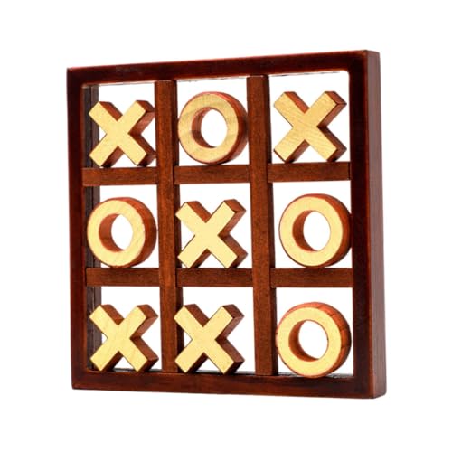 UPKOCH Holz Brettspiel Interaktives Schachspiel für Eltern Junge Mädchen Bildungsförderndes Kinderspielzeug aus Holz Kreatives Denkspiel für Drinnen und Draußen von UPKOCH