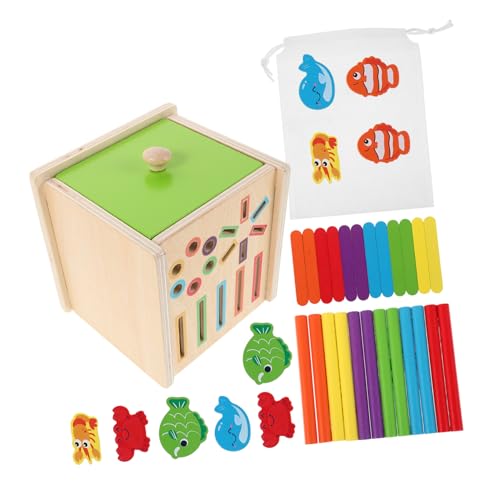 UPKOCH Holz Farb Formensortierer Montessori Lernspielzeug für Kleinkinder Ab Jahren Farbige Geometrische Puzzles Farb Formwahrnehmung Sowie Hand-Auge-koordination UPKOCH Holz Farb Formensortierer Montessori Lernspielzeug für Kleinkinder Ab Jahren Farbige Geometrische Puzzles Farb Formwahrnehmung Sowie Hand-Auge-koordination von UPKOCH