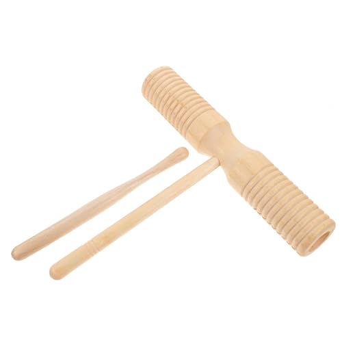 UPKOCH Holz Guiro Schlaginstrument Für Junge Mädchen Mit Stock Leicht Und Tragbar Geeignet Für Musikunterricht Und Bandauftritte Hochwertige Materialien Für Lange Lebensdauer von UPKOCH