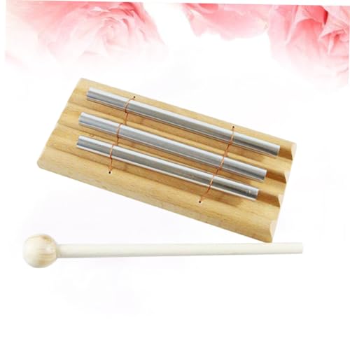 UPKOCH Holz Musikinstrument Trio Chime Percussion mit Metalltönen Sicher Beruhigend für Kleinkinder Meditative Klangspiele für Musikalische Entwicklung UPKOCH Holz Musikinstrument Trio Chime Percussion mit Metalltönen Sicher Beruhigend für Kleinkinder Meditative Klangspiele für Musikalische Entwicklung von UPKOCH