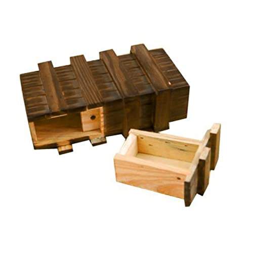 UPKOCH Holzbox mit DREI Separaten Schließmechanismen Extra Sicher Natürlicher Brauner Holzaufbewahrungskasten für Echtem Geheimfach Nagelfrei und UPKOCH Holzbox mit DREI Separaten Schließmechanismen Extra Sicher Natürlicher Brauner Holzaufbewahrungskasten für Echtem Geheimfach Nagelfrei und von UPKOCH