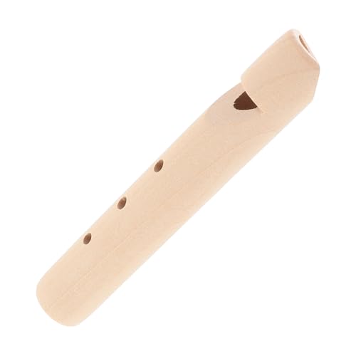 UPKOCH Holzflöte Für Mundpfeife Unbemalt DIY Lustige Pfeife Musikalisches Instrument Orff Pfeife Für Kreative Bastelprojekte von UPKOCH