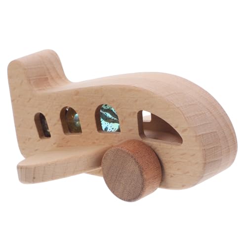 UPKOCH Holzflugzeug Modell Rassel Natürlichem Buchenholz Sicheres Langlebiges Lernspielzeug für Kleinkinder Glatte Oberfläche Pädagogisches Flugzeugmodell UPKOCH Holzflugzeug Modell Rassel Natürlichem Buchenholz Sicheres Langlebiges Lernspielzeug für Kleinkinder Glatte Oberfläche Pädagogisches Flugzeugmodell von UPKOCH