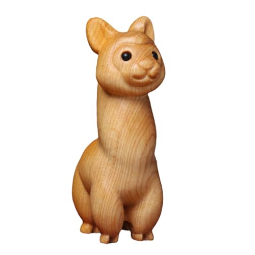 UPKOCH Holzgeschnitztes Alpaka Holzdekoration Alpaka Tierhandwerk Desktop Tierstatue Holz Alpaka Miniatur Alpaka Figuren Desktop Dekoration Alpaka Simuliertes Alpaka Khaki UPKOCH Holzgeschnitztes Alpaka Holzdekoration Alpaka Tierhandwerk Desktop Tierstatue Holz Alpaka Miniatur Alpaka Figuren Desktop Dekoration Alpaka Simuliertes Alpaka Khaki von UPKOCH