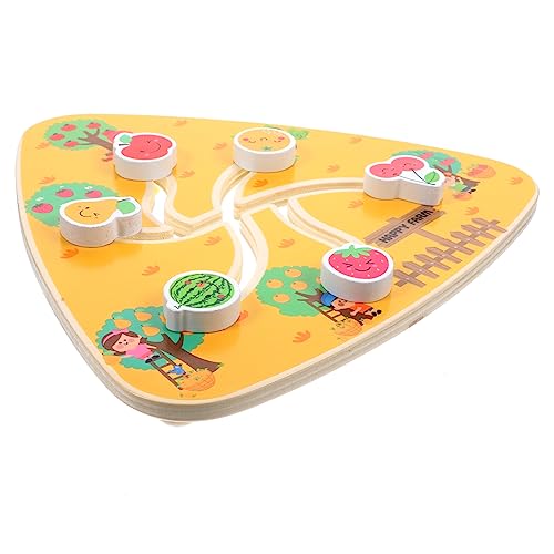 UPKOCH Holzlabyrinth für Kleinkinder Buntes Interaktives Maze Board aus Holz Mobiles Lernspiel Motorik Beobachtung und Fantasie für Reisen und Kinderpartys UPKOCH Holzlabyrinth für Kleinkinder Buntes Interaktives Maze Board aus Holz Mobiles Lernspiel Motorik Beobachtung und Fantasie für Reisen und Kinderpartys von UPKOCH