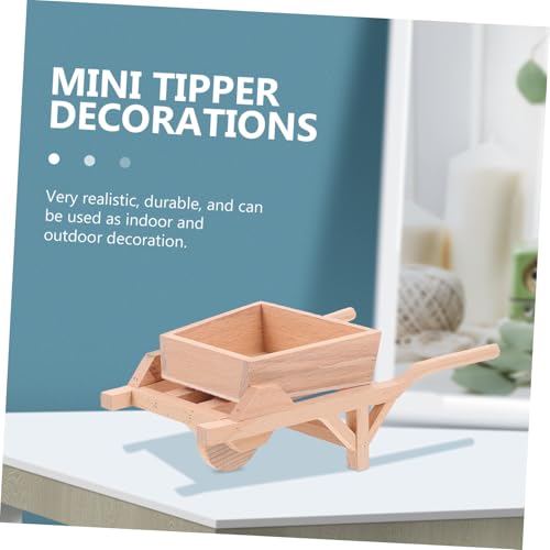 UPKOCH Holzmodell Kleine Kippkarre Miniatur Farmwerkzeug Gartendeko Wetterfest Langlebig für Garten Landschaft Dekoration Geschenk UPKOCH Holzmodell Kleine Kippkarre Miniatur Farmwerkzeug Gartendeko Wetterfest Langlebig für Garten Landschaft Dekoration Geschenk von UPKOCH