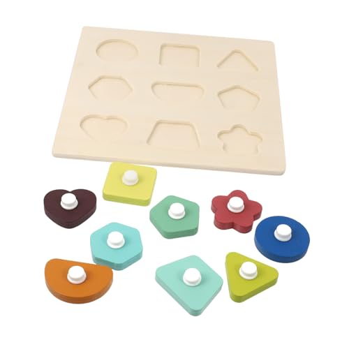 UPKOCH Holzpuzzle Montessori Lernspielzeug Handgreifbrett mit Bunten Tiermotiven Fördert Auge Hand koordination und Kreativität für Kleinkinder Ab Monaten für Jungen und Mädchen UPKOCH Holzpuzzle Montessori Lernspielzeug Handgreifbrett mit Bunten Tiermotiven Fördert Auge Hand koordination und Kreativität für Kleinkinder Ab Monaten für Jungen und Mädchen von UPKOCH