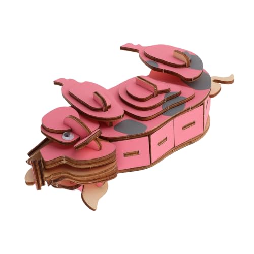 UPKOCH Holzpuzzle Welpenspielzeug Puzzles Tierpuzzle Holzmodelle DIY Modellbausätze 3D Schweinemodell Schweinebausätze 3D Lernpuzzle DIY Holzmodell DIY Tiermodell Rosa UPKOCH Holzpuzzle Welpenspielzeug Puzzles Tierpuzzle Holzmodelle DIY Modellbausätze 3D Schweinemodell Schweinebausätze 3D Lernpuzzle DIY Holzmodell DIY Tiermodell Rosa von UPKOCH