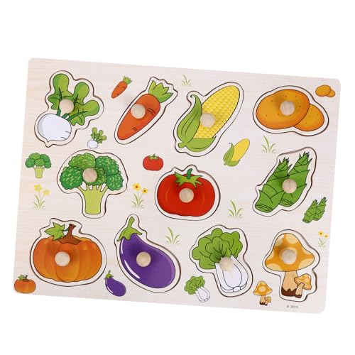 UPKOCH Holzpuzzle für Kleinkinder Ab Jahren Buntes Holz Gemüse Steckspiel Pädagogisches Lernspielzeug Denkfähigkeit Beobachtung und Ausdauer Kreatives Jigsaw Puzzle UPKOCH Holzpuzzle für Kleinkinder Ab Jahren Buntes Holz Gemüse Steckspiel Pädagogisches Lernspielzeug Denkfähigkeit Beobachtung und Ausdauer Kreatives Jigsaw Puzzle von UPKOCH