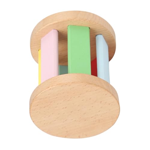 UPKOCH Holzrollenrobe Kleinkinder Babys sensorisch Rasselrolleninstrument Holzrasselspielzeug für Neugeborene Rassel-Greifling aus Holz Rasselwalze aus Holz UPKOCH Holzrollenrobe Kleinkinder Babys sensorisch Rasselrolleninstrument Holzrasselspielzeug für Neugeborene Rassel-Greifling aus Holz Rasselwalze aus Holz von UPKOCH