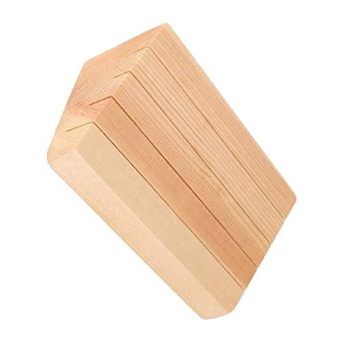 UPKOCH Holzspielkartenhalter Mehrstufige Holzbasis Kartenständer für Spielkarten und Sammelkarten Originalholz Robust und Kreativ für Spiel Displayzwecke von UPKOCH